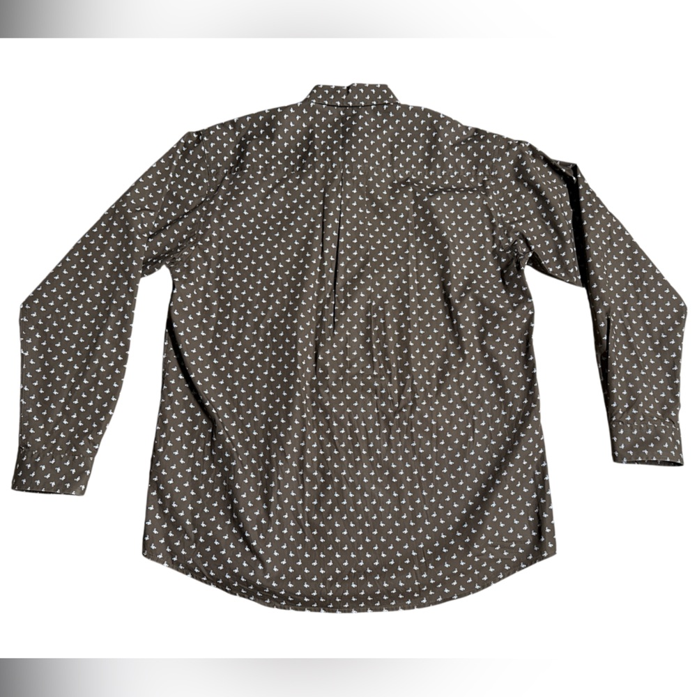 Cinch Scorpion Patterned Button Down Shirt Size M… - image 2